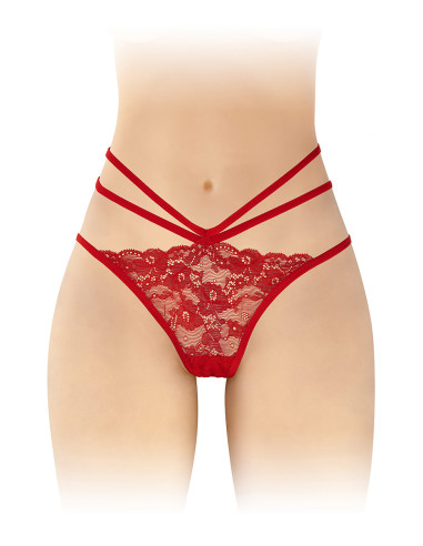 Culotte ouverte  Nadia - rouge