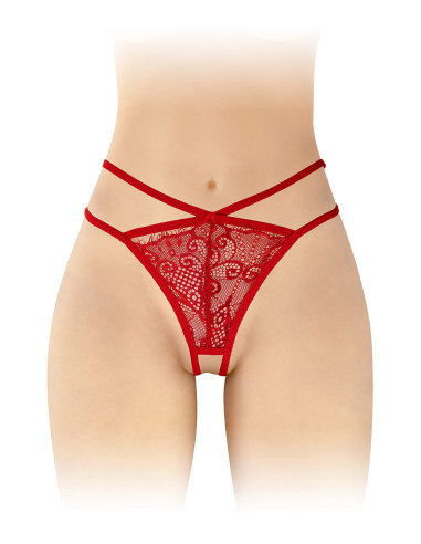 String ouvert Mylene - rouge