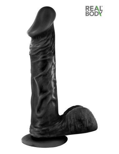 Gode réaliste 23 cm - Real Bruce Noir