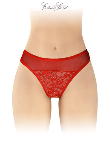 Tanga rouge ouvert Ava - Fashion Secret