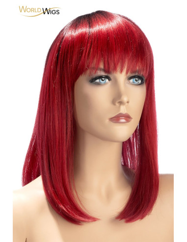 Perruque Elvira rouge - World Wigs