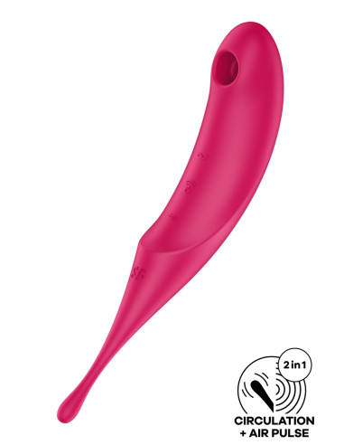 stimulateur Twirling Pro rouge - Satisfyer