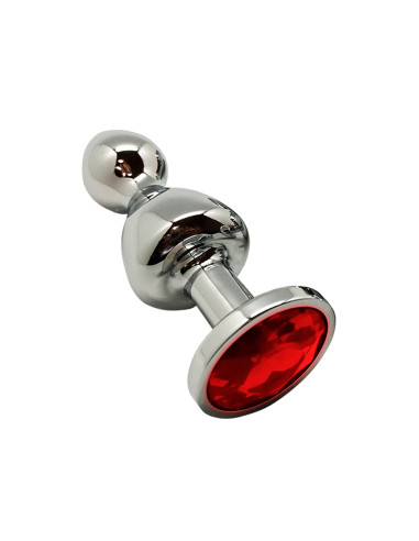 Plug bijou Lollypop rouge S - Wooomy